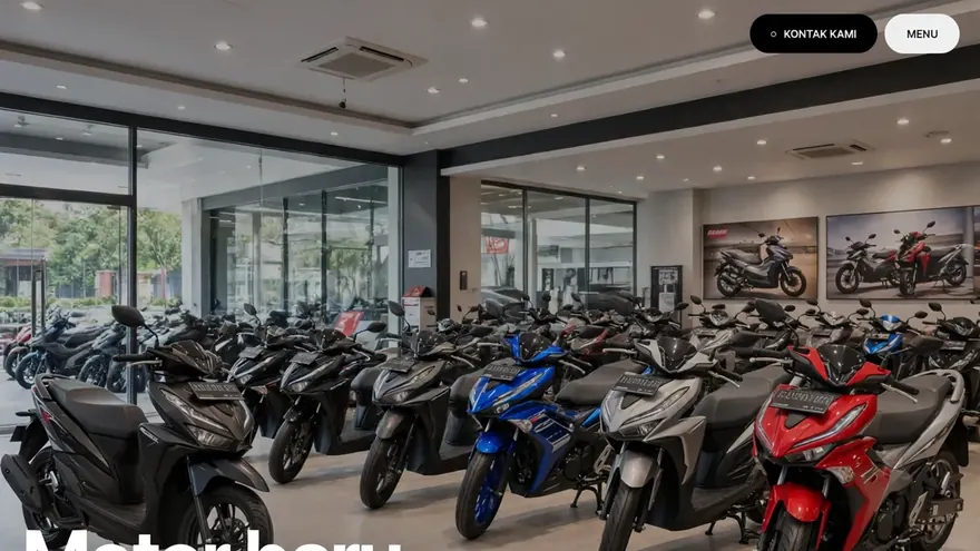 Contoh rancangan halaman Dealer Motor